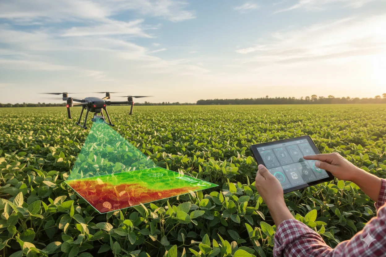 Monitoramento Nutricional de Culturas via Sensoriamento Remoto