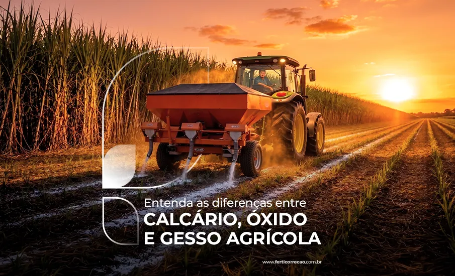 Calcário, óxidos ou gesso?